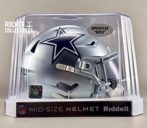 Dallas Cowboys NFL Riddell SpeedFlex MIDI Helmet – Mid-Size Football Helmet (7.5")