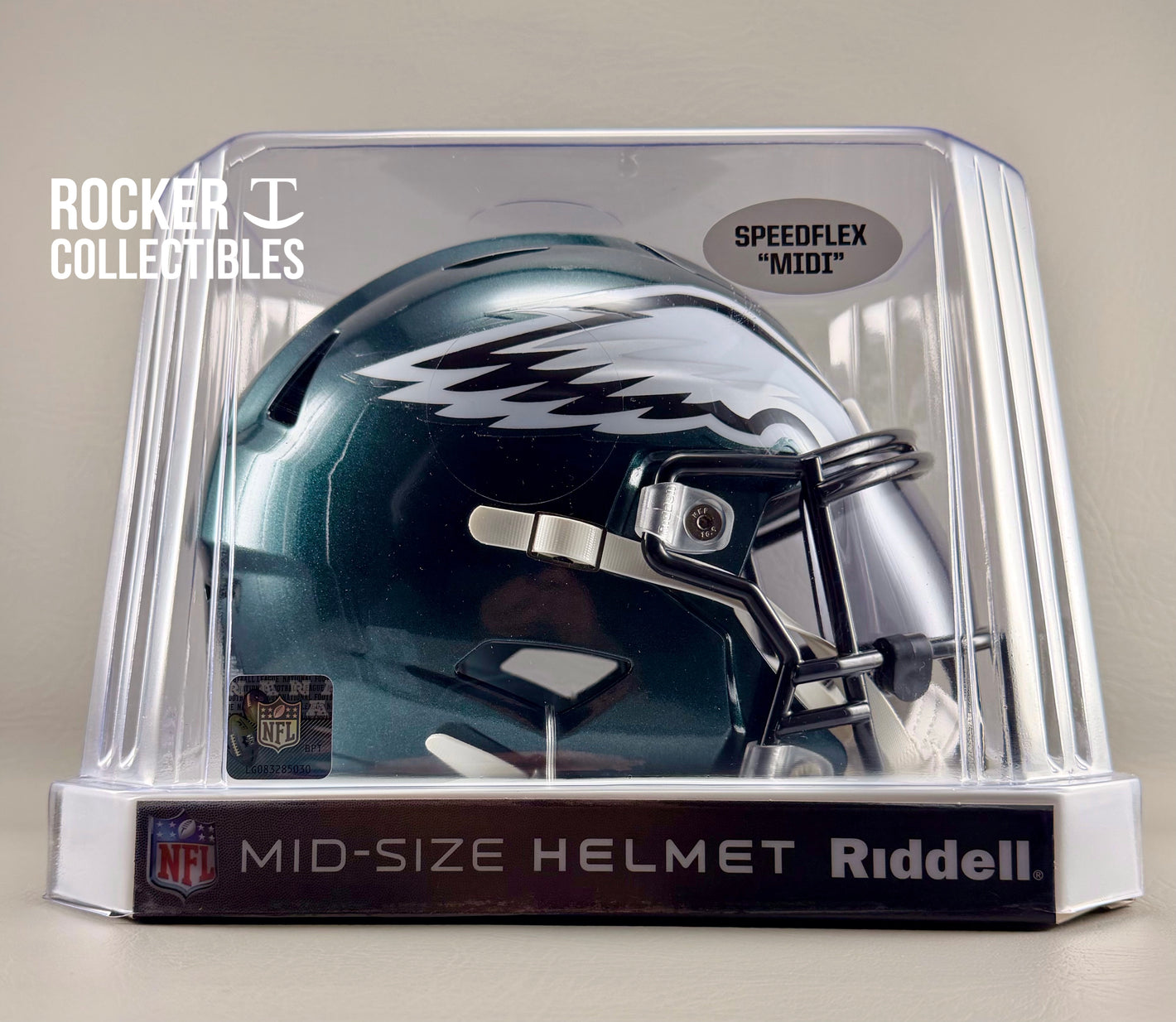 Philadelphia Eagles NFL Riddell SpeedFlex MIDI Helmet – Mid-Size Football Helmet (7.5")