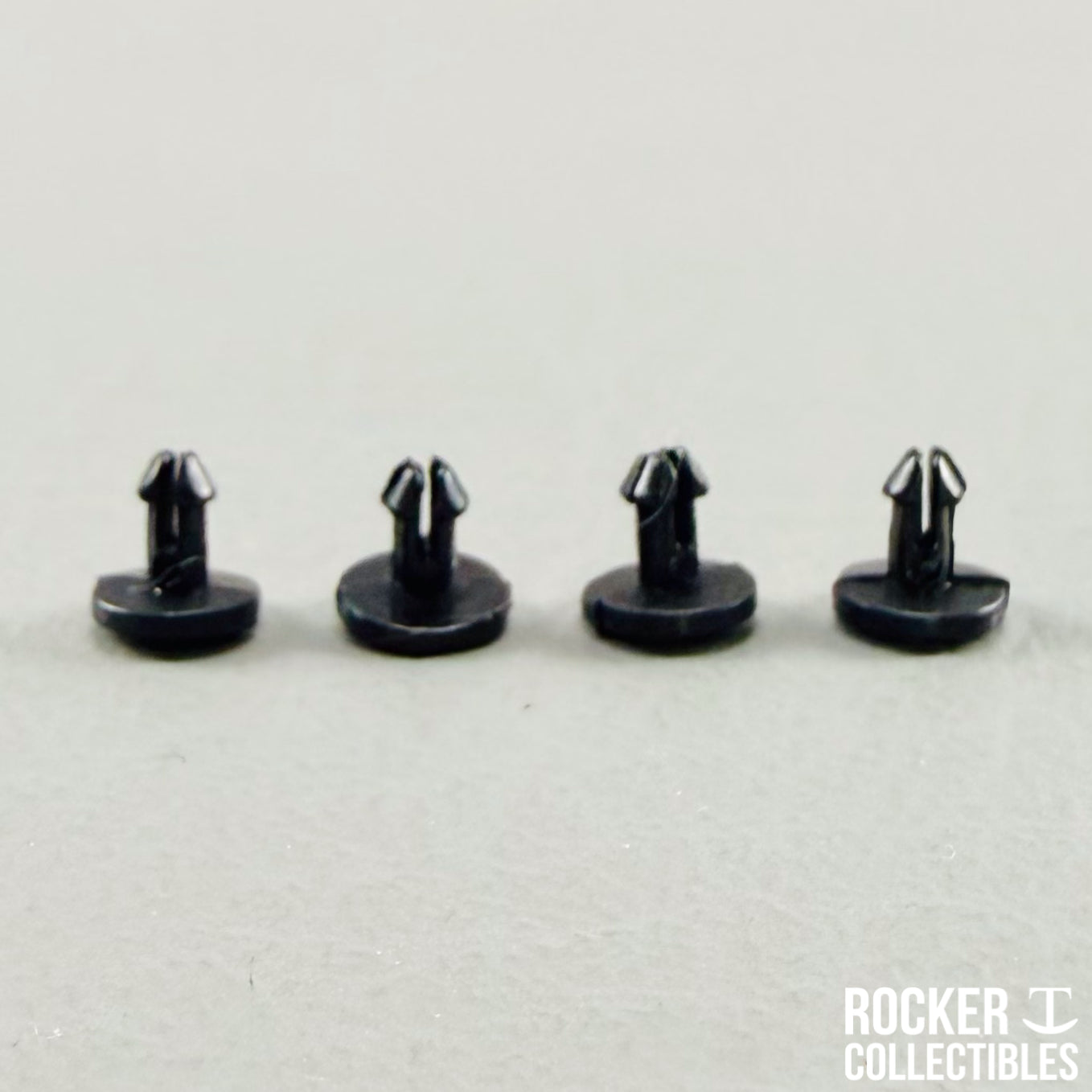 Riddell Mini Helmet Chinstrap Mounting Pins - Black Replacements