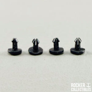 Riddell Mini Helmet Chinstrap Mounting Pins - Black