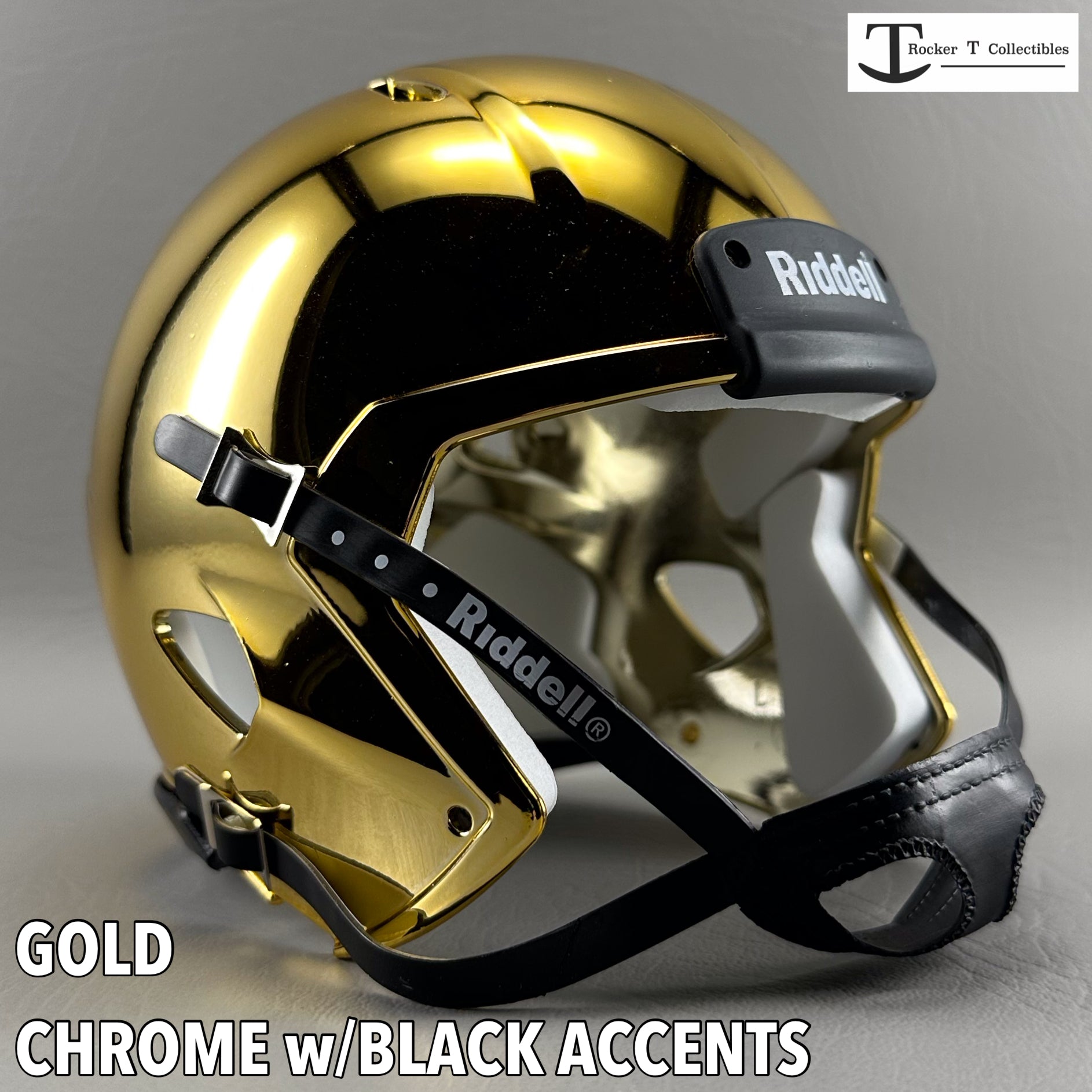 diy chrome football helmet Mini Football Helmet Shells (Speed Chrome Colors)