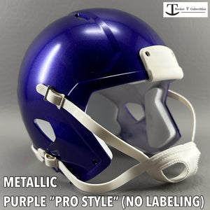 Mini Football Helmet Shells (Speed Gloss Standard Colors)