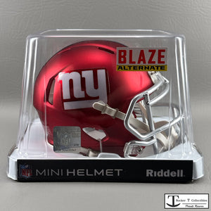 Riddell New York Giants Blaze Speed Mini Helmet