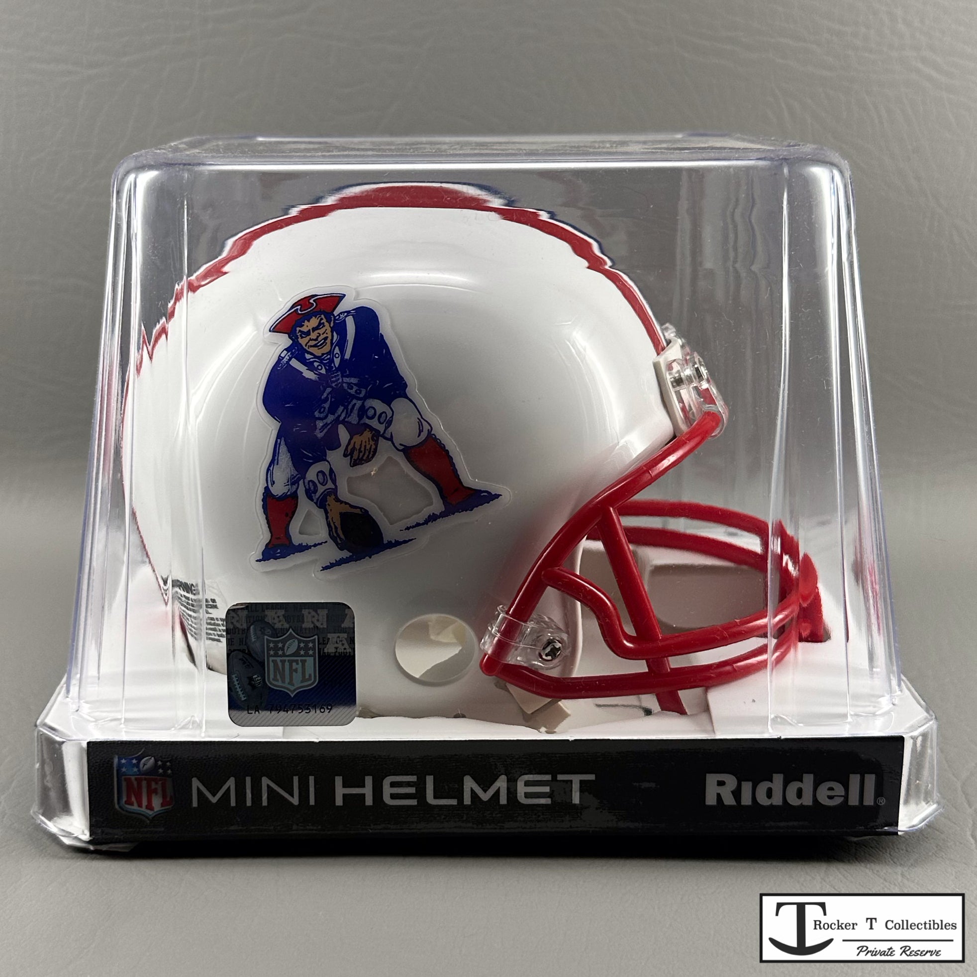 Riddell New England Patriots VSR4 Mini Throwback Helmet