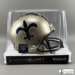 Riddell New Orleans Saints 1976-1999 Throwback VSR4 Mini Helmet