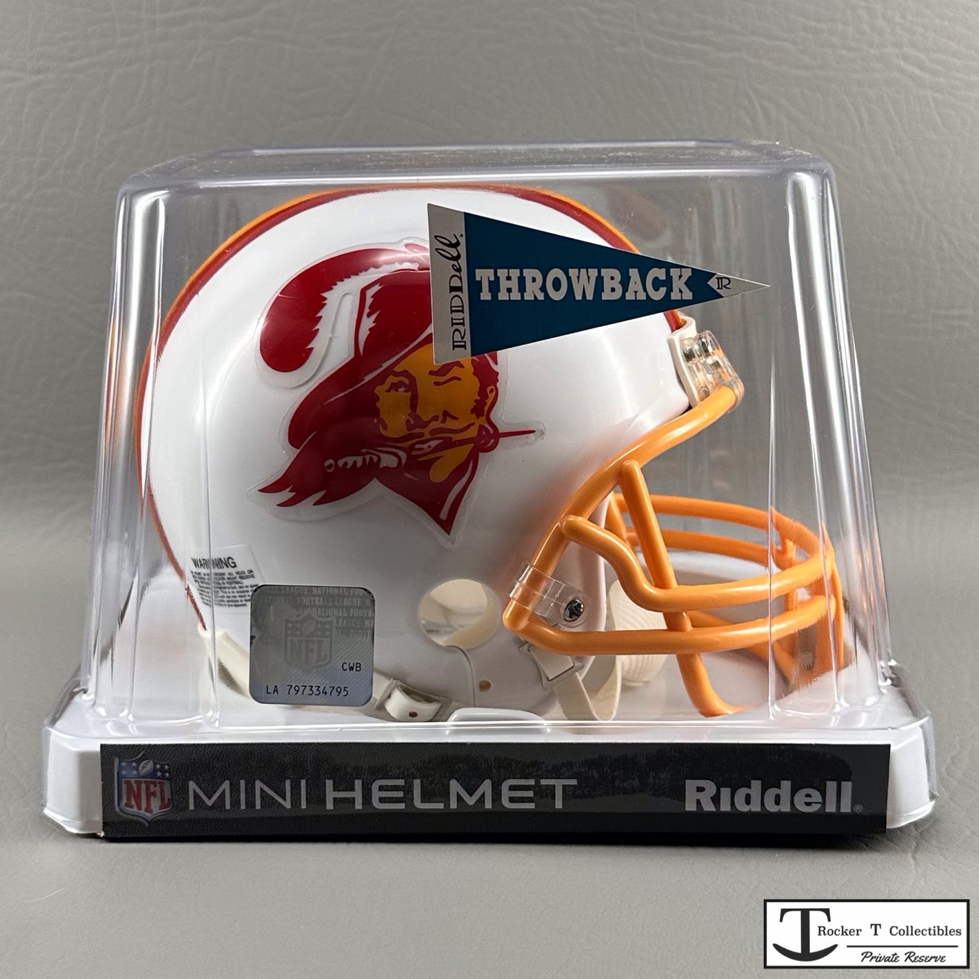 Riddell Tampa Bay Buccaneers 1976-1996 Throwback VSR4 Mini Helmet