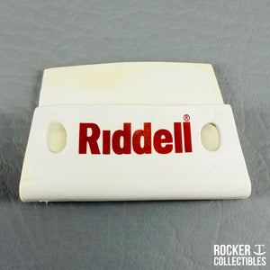 Riddell VSR4 White Mini Helmet Front Bumper– Modern Block Riddell Logo