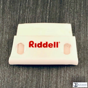 Riddell VSR4 White Mini Helmet Front Bumper (Small Font)