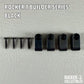 Rocker T Builder Series - Black Mini Helmet Facemask Clips