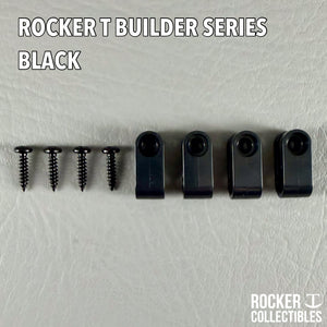 Rocker T Builder Series - Black Mini Helmet Facemask Clips