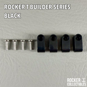 Rocker T Builder Series - Black Mini Helmet Facemask Clips