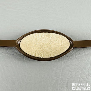 Rocker T Custom Throwback 50's Era Mini Helmet Chinstrap(Brown)