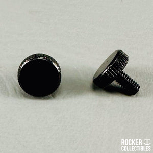 Rocker T Custom Black Metal Mid Size Helmet Visor Clip Hardware