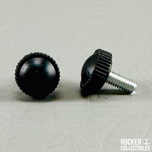 Rocker T Custom Black Mid Size Helmet Visor Clip Hardware