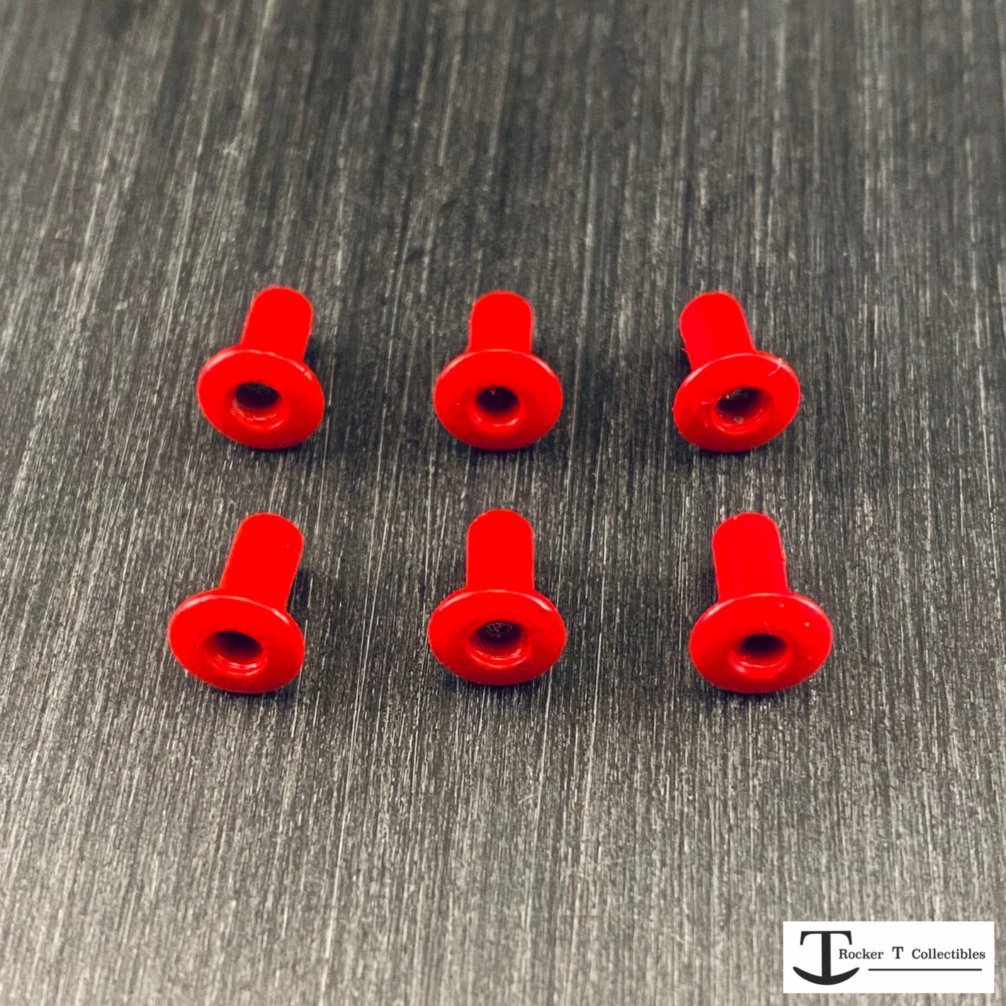 Rocker T Custom Red Jaw Pad Area Rivets Package