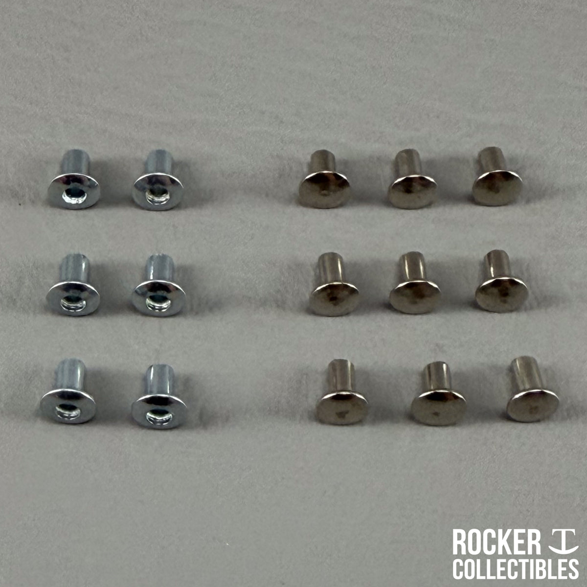 Custom T Rectangular Rivets Rocker T Throwback Mini Helmet Rivets Kit – Builder Series Retro