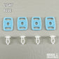 Rocker T Custom Mini Helmet Chinstrap Buckles w/Universal Mounting Pins