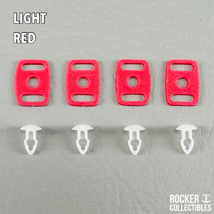 Rocker T Custom Mini Helmet Chinstrap Buckles w/Universal Mounting Pins