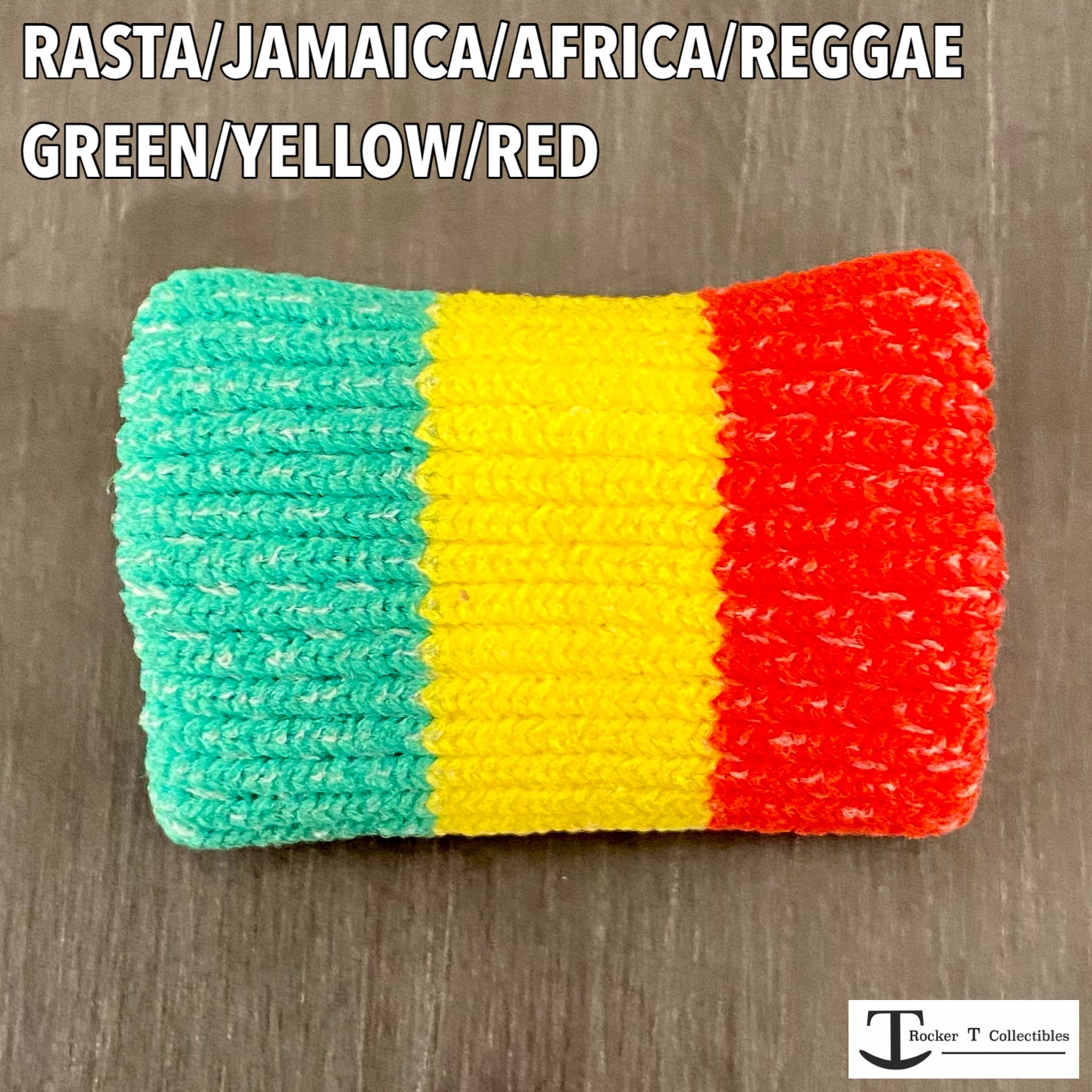 Rocker T Green/Yellow/Red Mini Helmet Chinstrap Pad