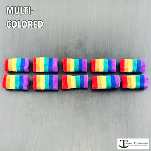 Rocker T Multi-Colored "Bulk Buy" Mini Helmet Chinstrap Pads