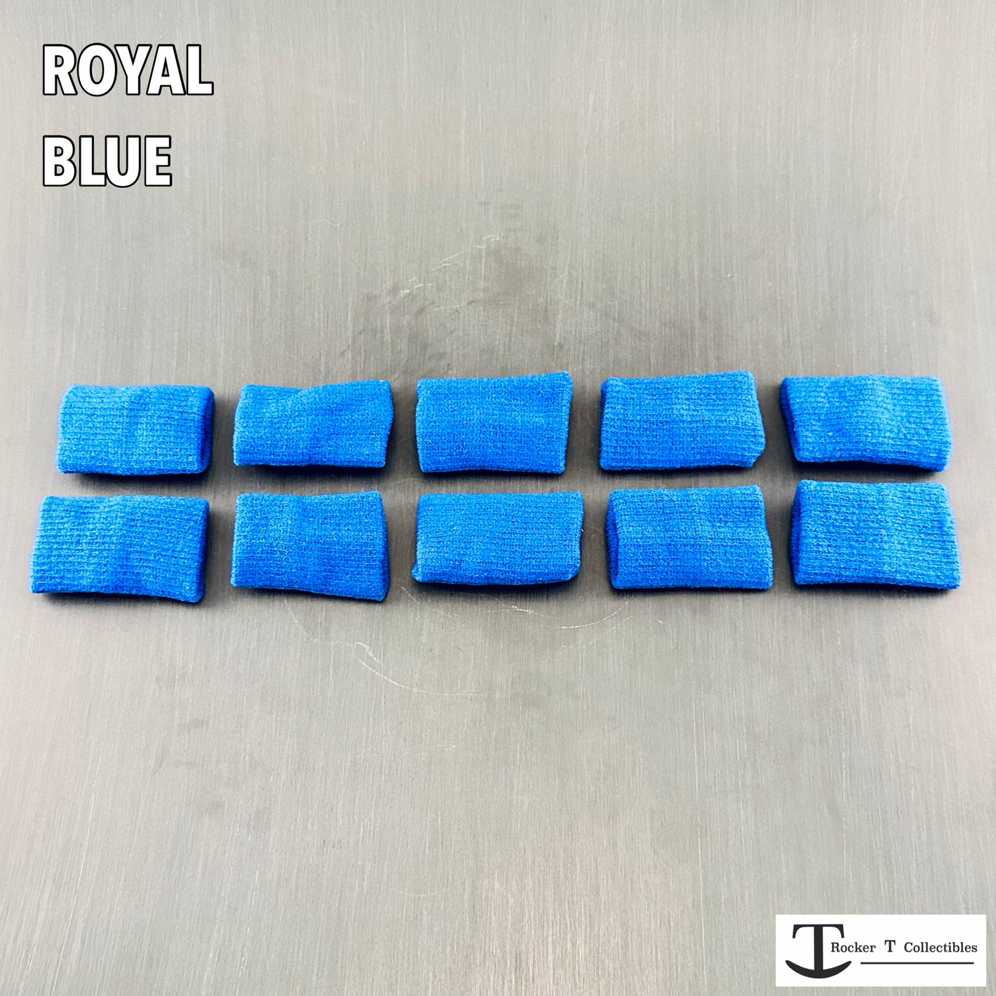 Rocker T Royal Blue "Bulk Buy" Mini Helmet Chinstrap Pads