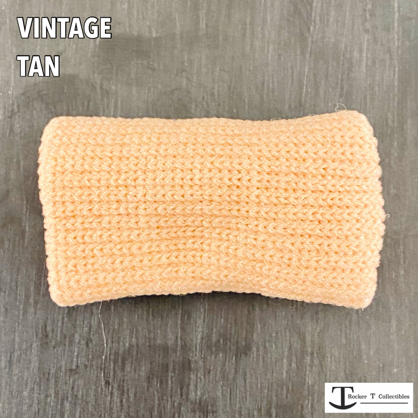 Rocker T Vintage Tan Mini Helmet Chinstrap Pad