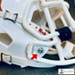 Rocker T Custom Riddell-Style Quick Release Kit Facemask Clip Hardware