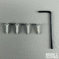 Rocker T Builder Series – Custom Riddell-Style Quick Release Kit Facemask Clip Hardware
