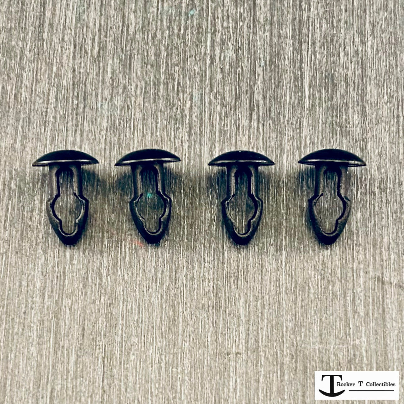 Rocker T Universal Mini Helmet Chinstrap Mounting Pins(Black)