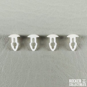 Rocker T Universal Mini Helmet Chinstrap Mounting Pins(White)