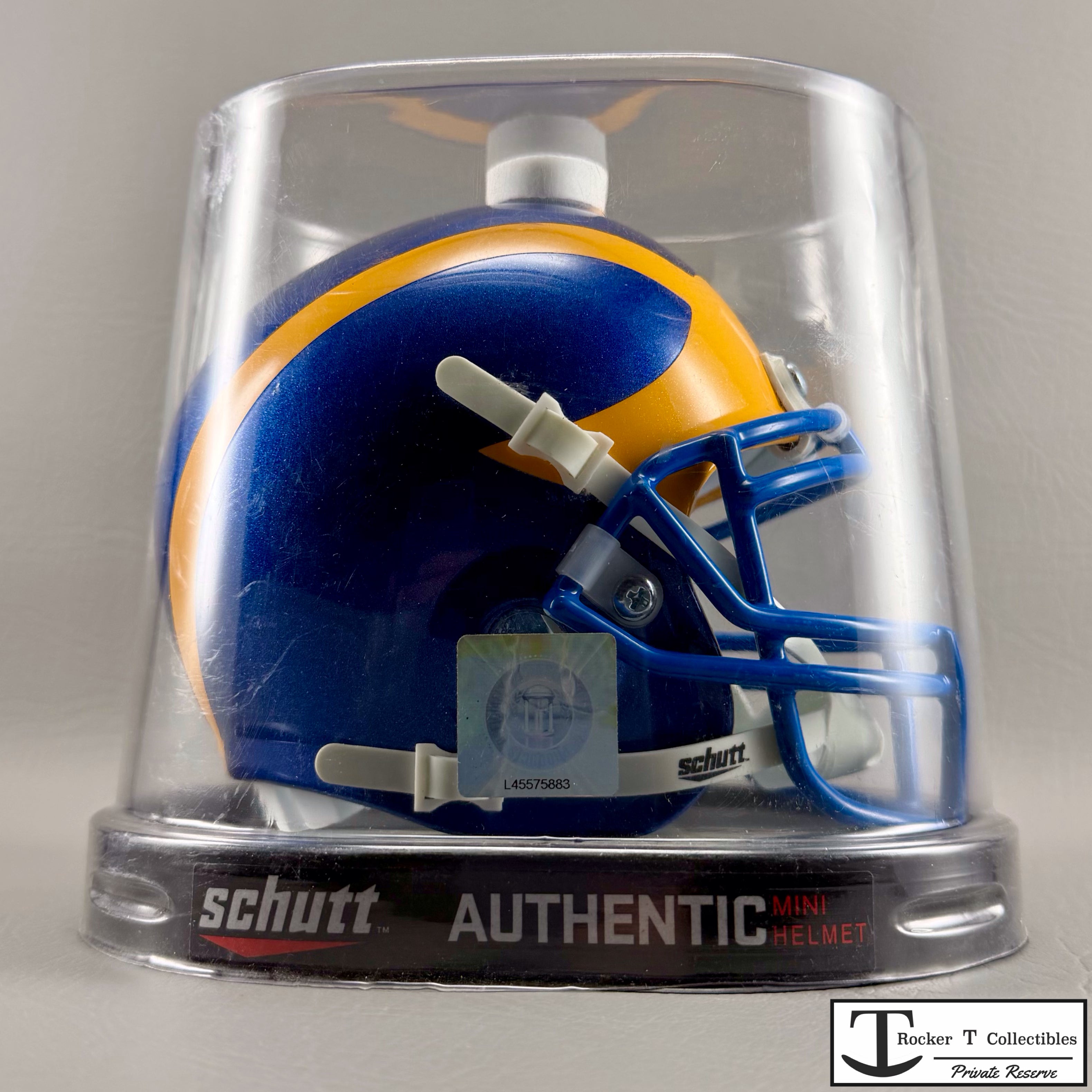 Delaware Fightin Blue Hens NCAA Authentic Mini 1/4 Size Helmet