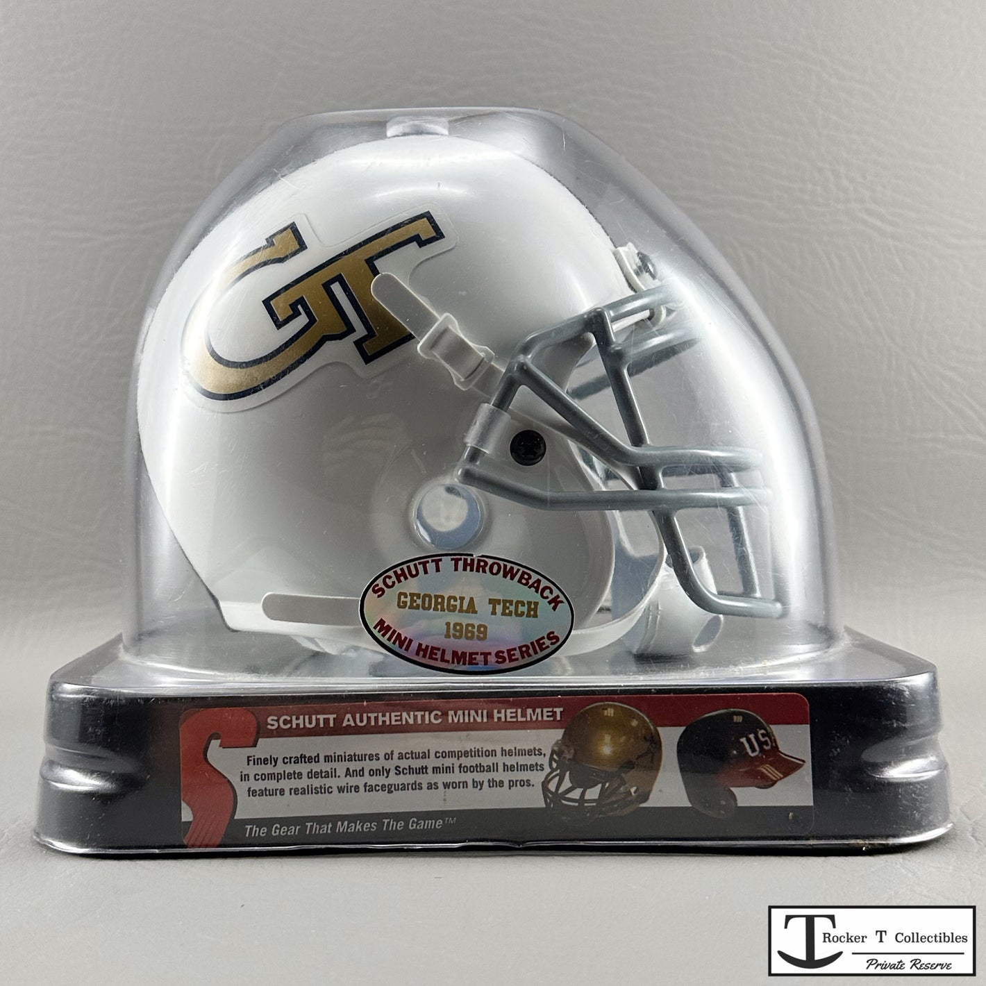 Schutt Georgia Tech Yellow Jackets 1969 Throwback Air Mini Helmet