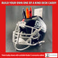 Mini Football Helmet Shells (Schutt Office Desk Caddies)