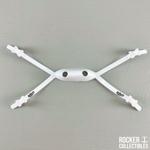 Schutt White High Mount Mini Helmet Chinstrap