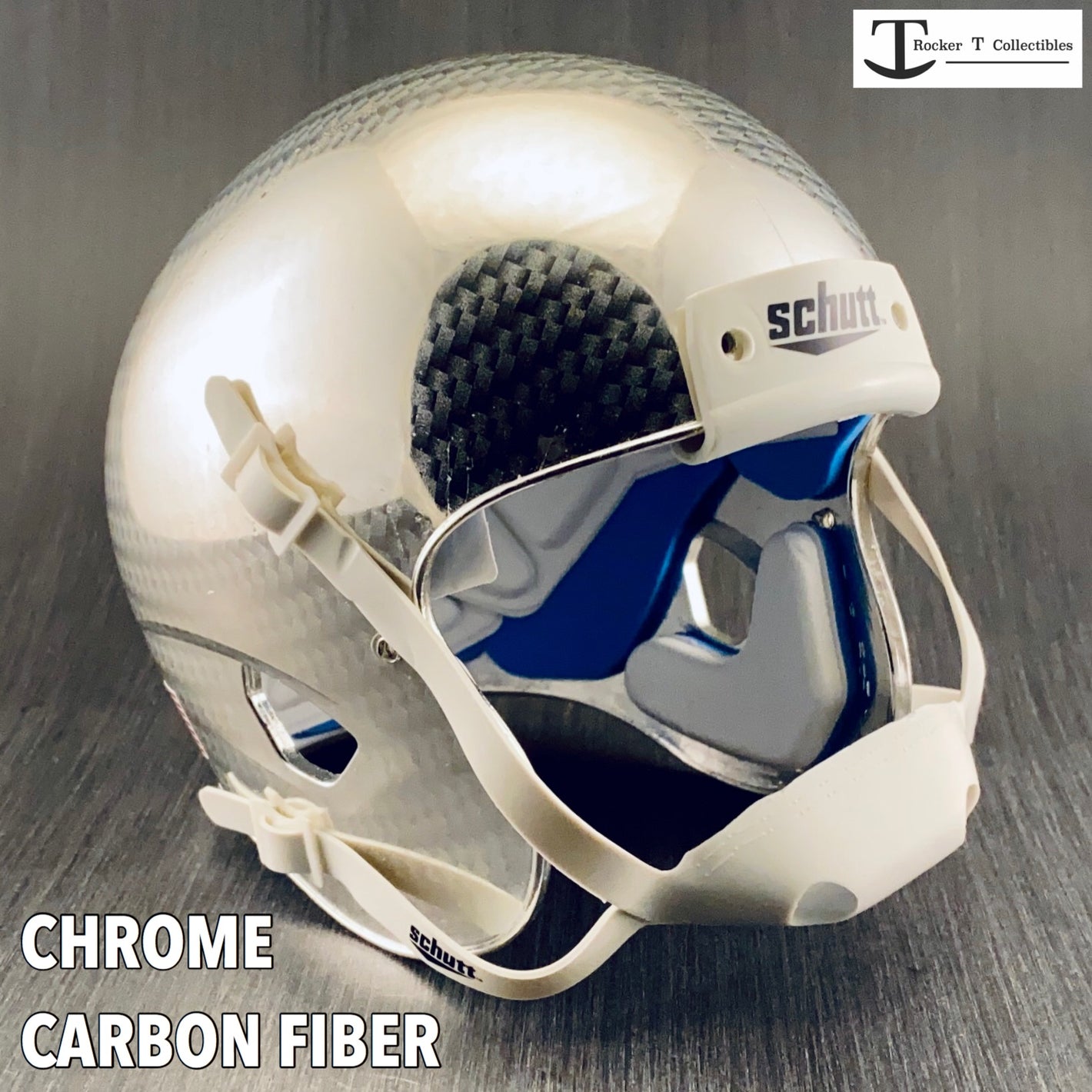 Mini Football Helmet Shells (Schutt XP Chrome Colors)