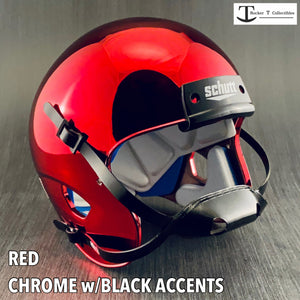 Mini Football Helmet Shells (Schutt XP Chrome Colors)