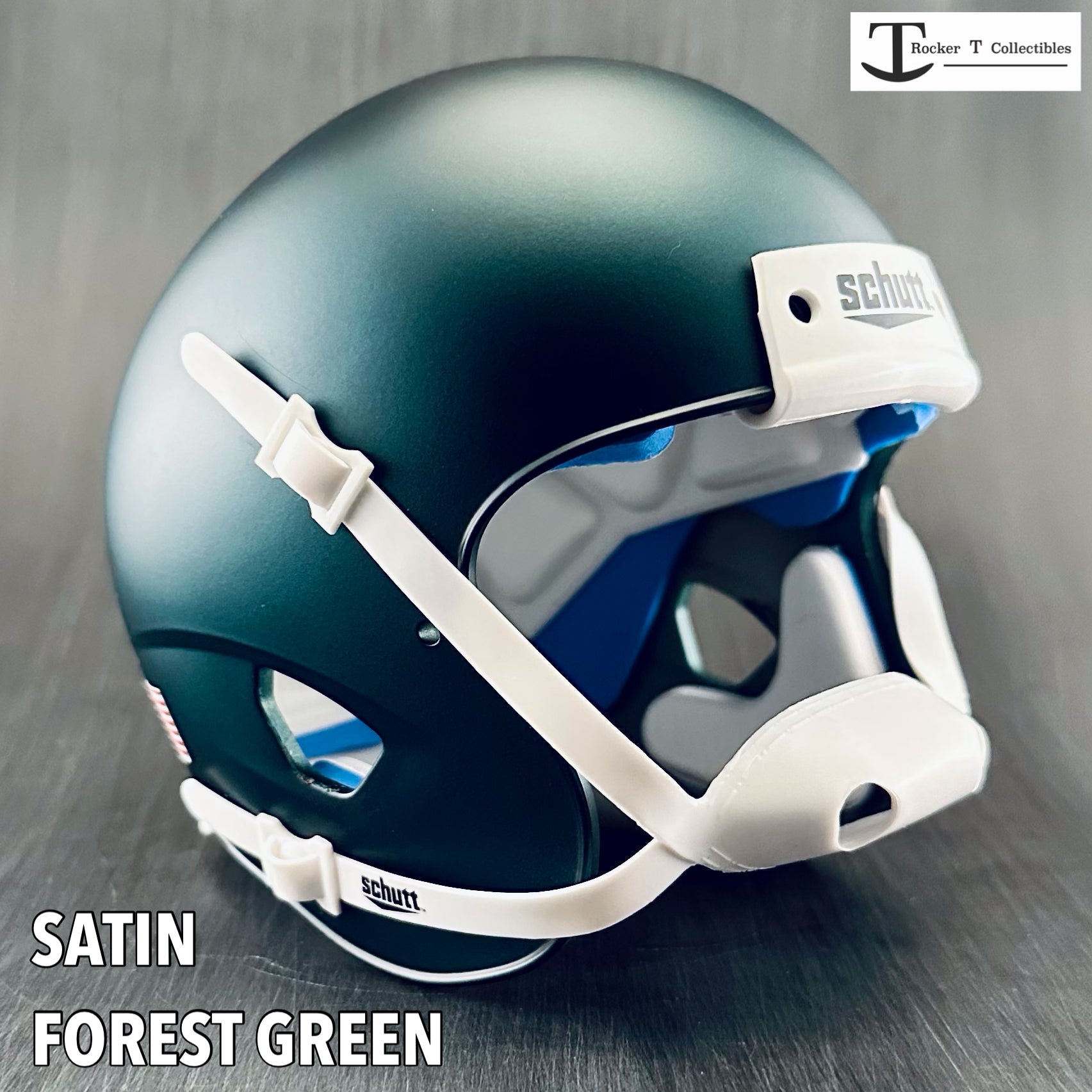 custom football helmet schutt Schutt XP Mini Helmet Shells - Satin & Anodized Colors