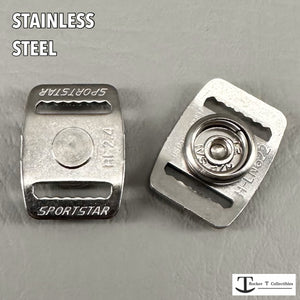SportStar RF Stainless Steel Full Size Helmet Chinstrap Buckles