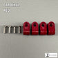 Standard Colored Acrylic Mini Helmet Facemask Clips