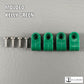 Standard Colored Acrylic Mini Helmet Facemask Clips