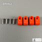 Standard Colored Acrylic Mini Helmet Facemask Clips