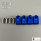 Standard Colored Acrylic Mini Helmet Facemask Clips