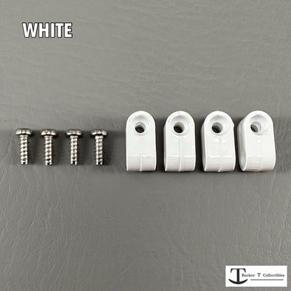 Standard Colored Acrylic Mini Helmet Facemask Clips