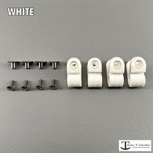 Throwback Full Size Helmet White Facemask Clips