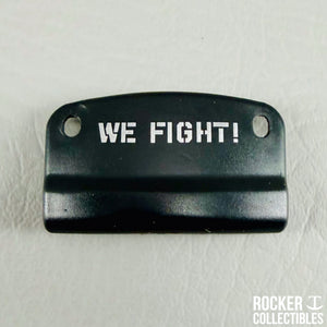 Riddell Speed Mini Helmet Front Bumper – “WE FIGHT!” (Black)